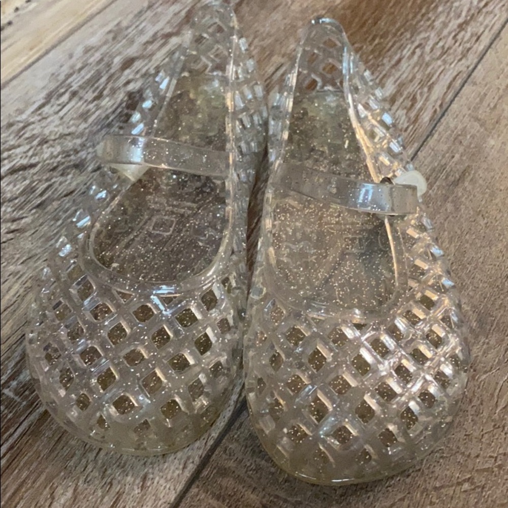 Girls Jelly Style Clear Shoe Sandals Size 11 - Picture 2 of 4